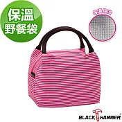 義大利BLACK HAMMER 野餐保溫袋-四色可選粉色