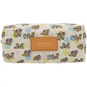 sun-star 帆布筆袋 迪士尼 奇奇蒂蒂 蜂蜜堅果 白