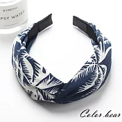 【卡樂熊】韓版南洋風造型髮箍(三色)-藍色