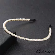 【卡樂熊】韓版純粹珍珠造型髮箍(三款)-大號珍珠5mm