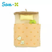 【日本正版授權】角落生物 沙包玩偶場景組 迷你沙包玩偶 家家酒玩具 角落小夥伴 -腳印床鋪款