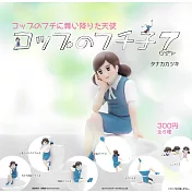 【日本正版授權】全套6款 杯緣子 造型裝飾 P7 扭蛋/轉蛋 杯緣子女孩 KITAN 奇譚 301806SP