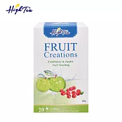 【High Tea 伂橙】水果草本茶-蔓越莓蘋果2g x 20入(無咖啡因)