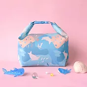 【Onor Design】OFoodin巧食袋2L(矽膠布小食物袋) -雲游白豚