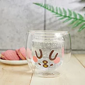 第二代卡娜赫拉的小動物雙層玻璃杯P助-害羞款