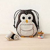 【日本】貓頭鷹束口袋材料包