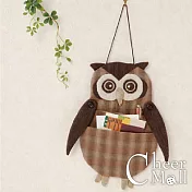 【日本】貓頭鷹牆壁收納袋材料包