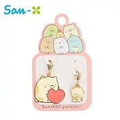 【日本正版授權】角落生物 金屬掛飾/吊飾 角落小夥伴 San-X -玩偶小貓款