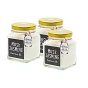 日本John’s Blend 室內香氛擴香膏(135g/瓶)(麝香茉莉MUSK JASMINE)3入