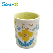 【日本正版授權】拉拉熊 陶瓷 茶杯 200ml 杯子 日本製 懶懶熊 Rilakkuma -花朵款