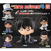 【日本正版授權】全套6款 名偵探柯南 人物縮小公仔 P4 扭蛋/轉蛋 萬代 361558