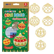 韓國AMOS 6色 10.5ML聖誕彩球主題吊飾DIY玻璃彩繪膠[台灣總代理公司貨]