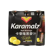 【Karamalz 卡麥隆】黑麥汁瓶裝_檸檬 (330ml*6入)