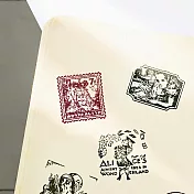 7321 Design 愛麗絲木頭印章M-紅心國王-原色