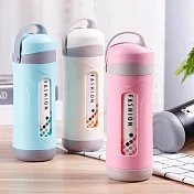 【EZlife】可拆洗可微波陶瓷保溫杯櫻花粉