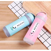 【EZlife】可拆洗可微波陶瓷保溫杯清新藍