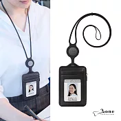 Bone / 頸掛識別證套 Lanyard Wallet - 簡約黑
