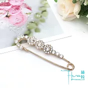 【Hera 赫拉】日韓防走光披肩領巾毛衣配飾別針/胸針-2款小花款