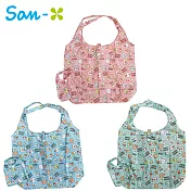 【日本正版授權】角落生物 採買篇 摺疊購物袋/環保袋/手提袋 角落小夥伴 -粉色款