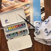 GOGH GALLERY塊狀水彩12色-金屬盒