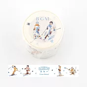 【BGM】和紙膠帶 奧運狂熱限定款 ‧滑雪