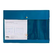 【HIGHTIDE】nahe多用途收納袋A4 ‧礦藍