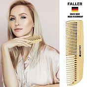 德國FALLER芙樂德國製 雙齒寬梳 FSC優質木材兩種梳齒 輕鬆梳理各部位秀髮