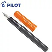 百樂微笑鋼筆黑桿F尖 橘