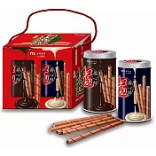 【台酒】台酒紅麴捲心酥禮盒(牛奶、榛果巧克力各一罐)