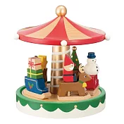 【Mark’s】聖誕木製旋轉木馬組