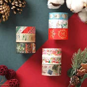 【日本mt和紙膠帶】2019聖誕節款組合A ‧砂糖&動物&活字