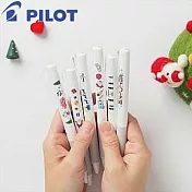 PILOT聖誕魔擦筆6支組(送魔擦橡皮塊)