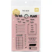 【KODOMO NO KAO】自由編排透明印章 ‧THIS WEEK