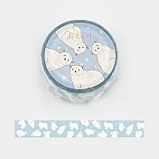 【BGM】和紙膠帶 冬季限定款 ‧白熊先生