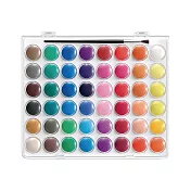 【雄獅】雄獅48色粉餅水彩