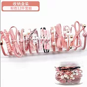 Alice遇見愛麗絲髮飾‧粉紅12件套組