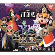 【日本正版授權】全套8款 迪士尼 萬聖節 Q版造型公仔 扭蛋/轉蛋 反派角色 萬代 417552