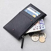 MONDAINE 瑞士國鐵 國徽系列6卡零錢包 –黑 190902BO