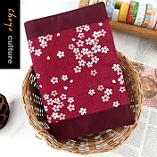 珠友官方獨賣 B6/32K台灣花布多功能可調式書衣/書皮/書套-01走在花路上