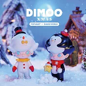DIMOO 驚喜聖誕節系列盒玩公仔(12入盒裝)