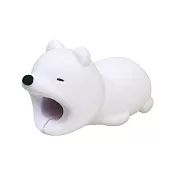 Dreams CableBite Type-C專用咬線器 慵懶動物園-冬眠北極熊