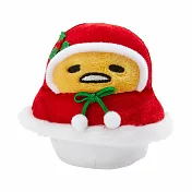 Sanrio 聖誕節系列迷你絨毛沙包玩偶 手心玩具 擺飾 蛋黃哥 聖誕披風 紅白