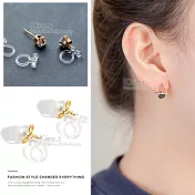 通用DIY耳環耳釘改夾神器 隱形無耳洞專用耳夾-超值12入贈免剪耳針款kiret透明