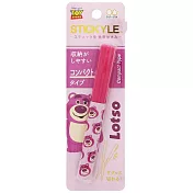 sun-star STICKYLE 隨身迷你筆型剪刀 攜帶型剪刀 隨身剪  迪士尼 玩具總動員 熊抱哥 滿版大臉 粉桃