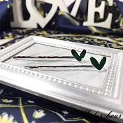 【卡樂熊】不一樣的心造型髮夾/一字夾-銀色