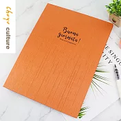 珠友 A4紙板資料本/資料簿/資料夾/柔絲紋/透明內頁/內袋加厚20張入(1本)01棕