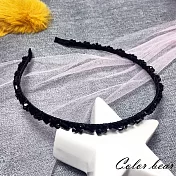 【卡樂熊】奢華的巴洛克造型髮箍(兩色)-黑色