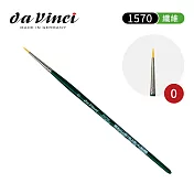 德國Da vinci達芬奇 NOVA系列 1570人造纖維微型畫筆0號