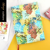 珠友官方獨賣  23.8CM高台灣花布多功能可調式書衣/書皮/書套-01秘密基地