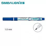 (7支1包)雄獅600奇異筆 藍